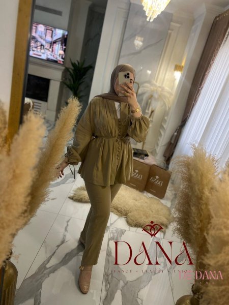 طقم مريح قماشة الزبدة الناعمة